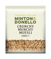 Minton & Donello Crunchy Munchy Muesli 6 x 500g
