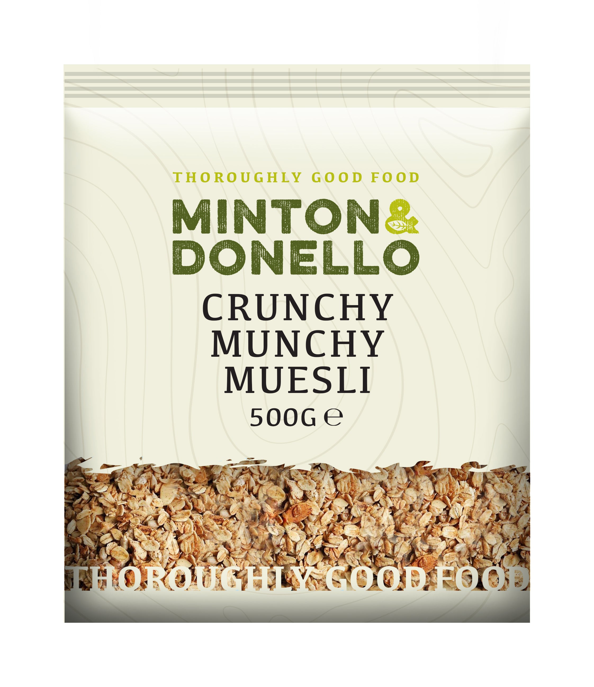 Minton & Donello Crunchy Munchy Muesli 6 x 500g