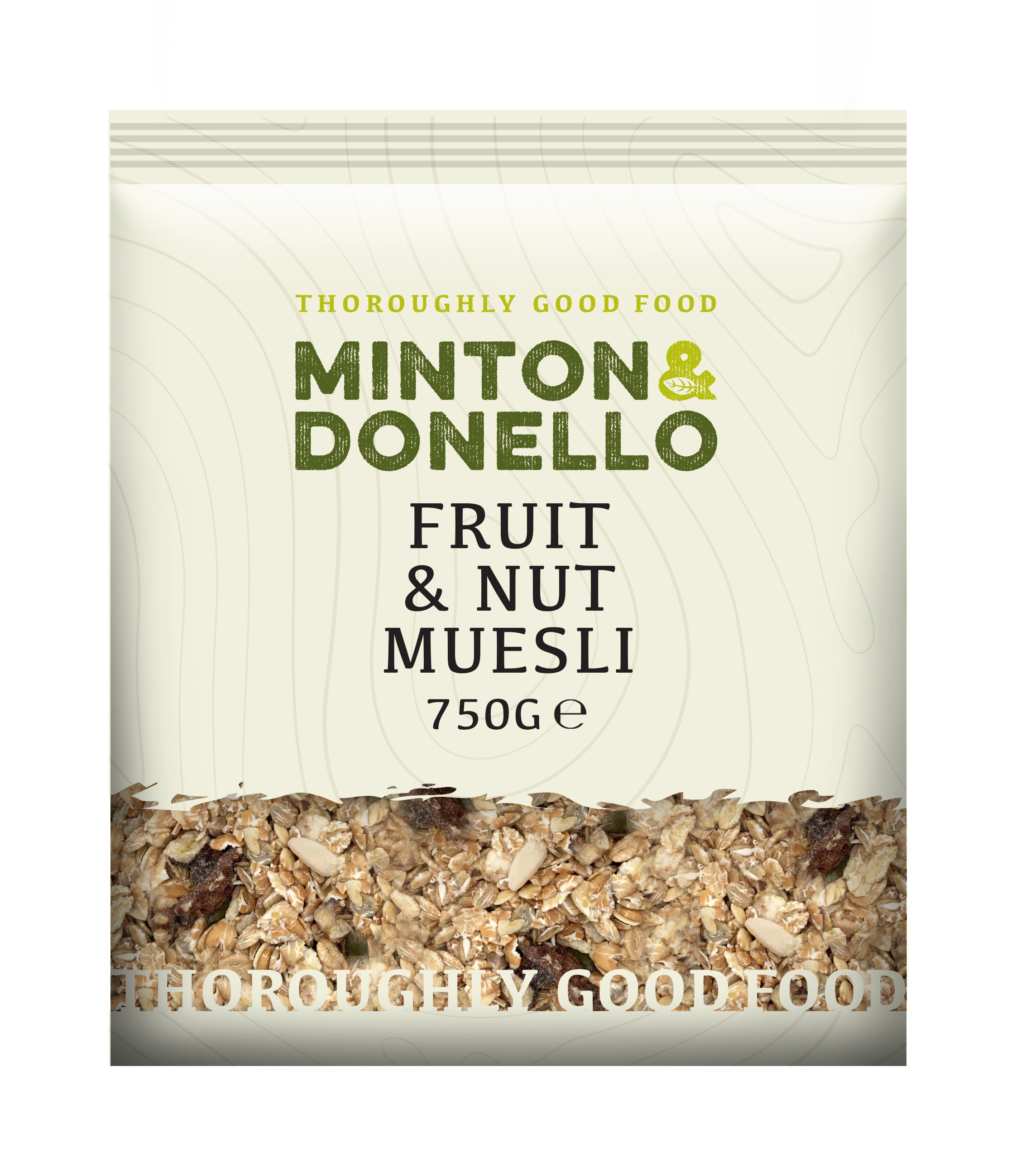 Minton & Donello Fruit and Nut Muesli 6 x 750g