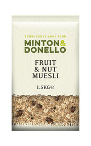 Minton & Donello Fruit and Nut Muesli 6 x 1.5Kg