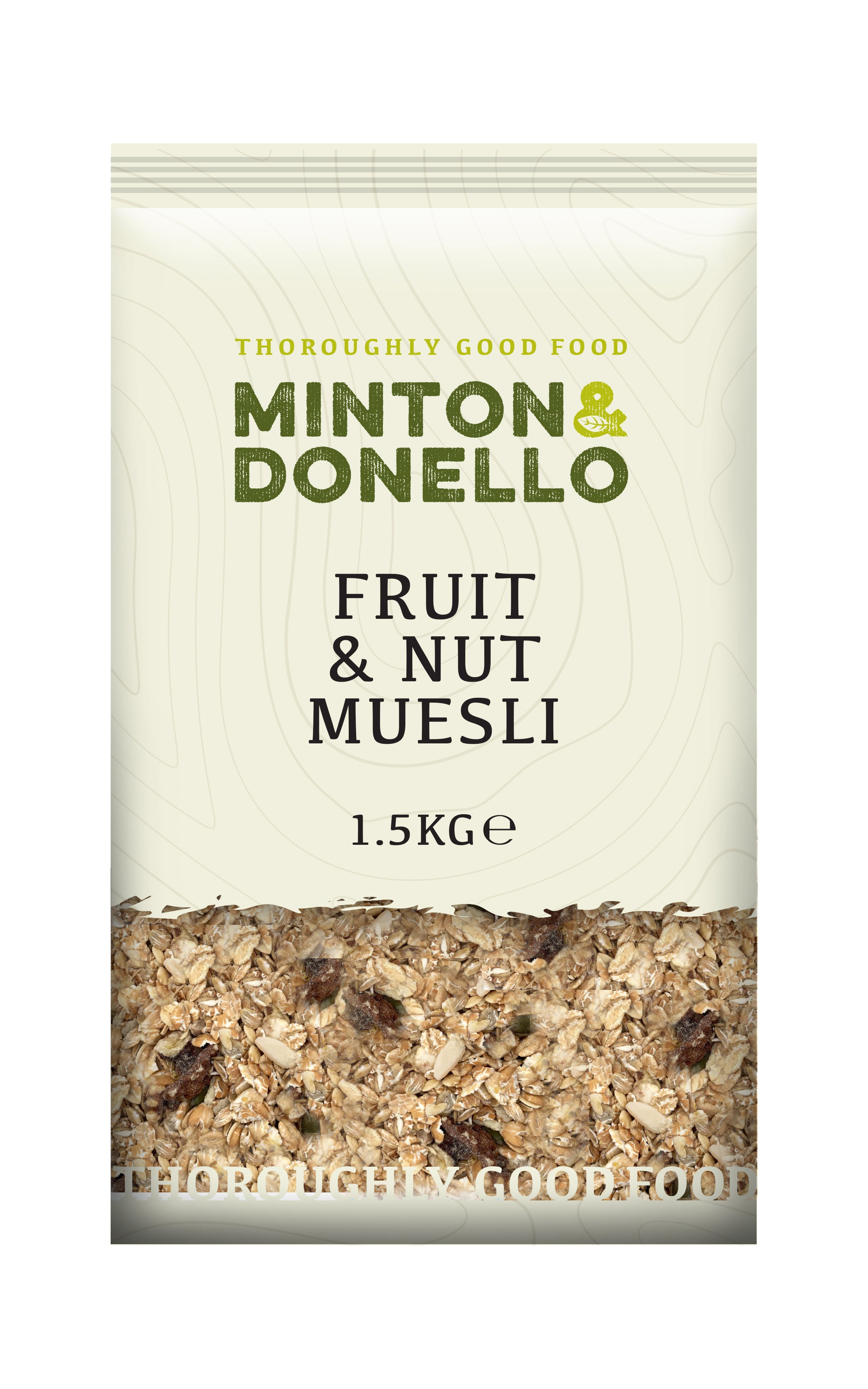 Minton & Donello Fruit and Nut Muesli 6 x 1.5Kg