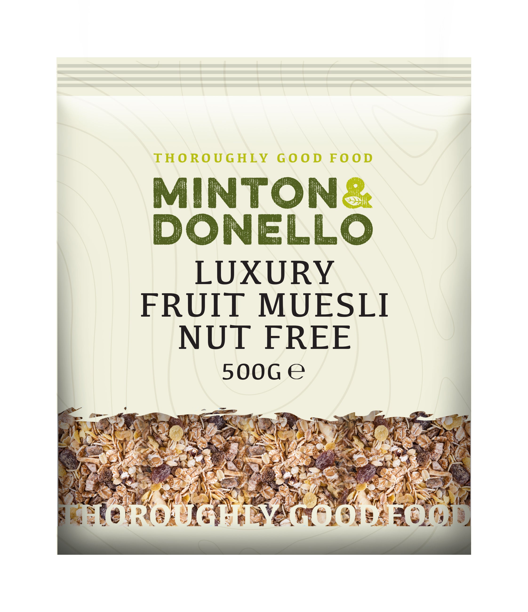 Minton & Donello Luxury Fruit Muesli Nut Free 6 x 500g