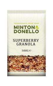 Minton & Donello Super Berry Granola Crunch 6 x 500g