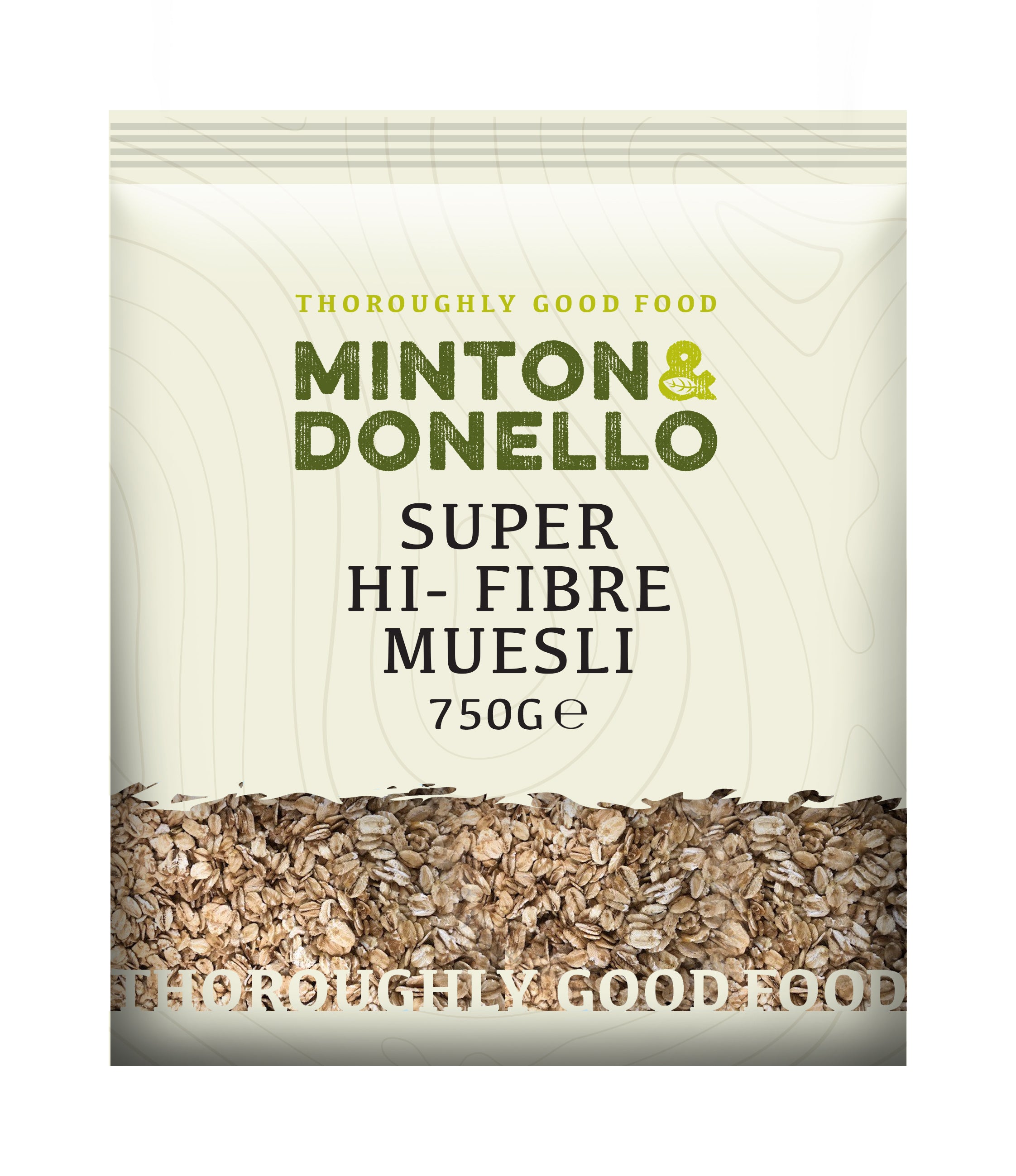 Minton & Donello Super Hi-Fibre Muesli 6 x 750g