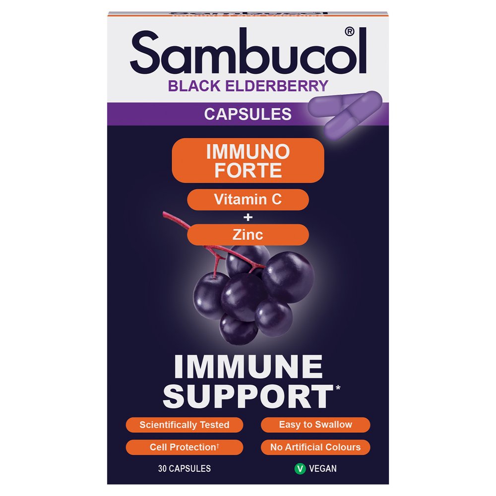 Sambucol Immuno Forte 30 Capsules