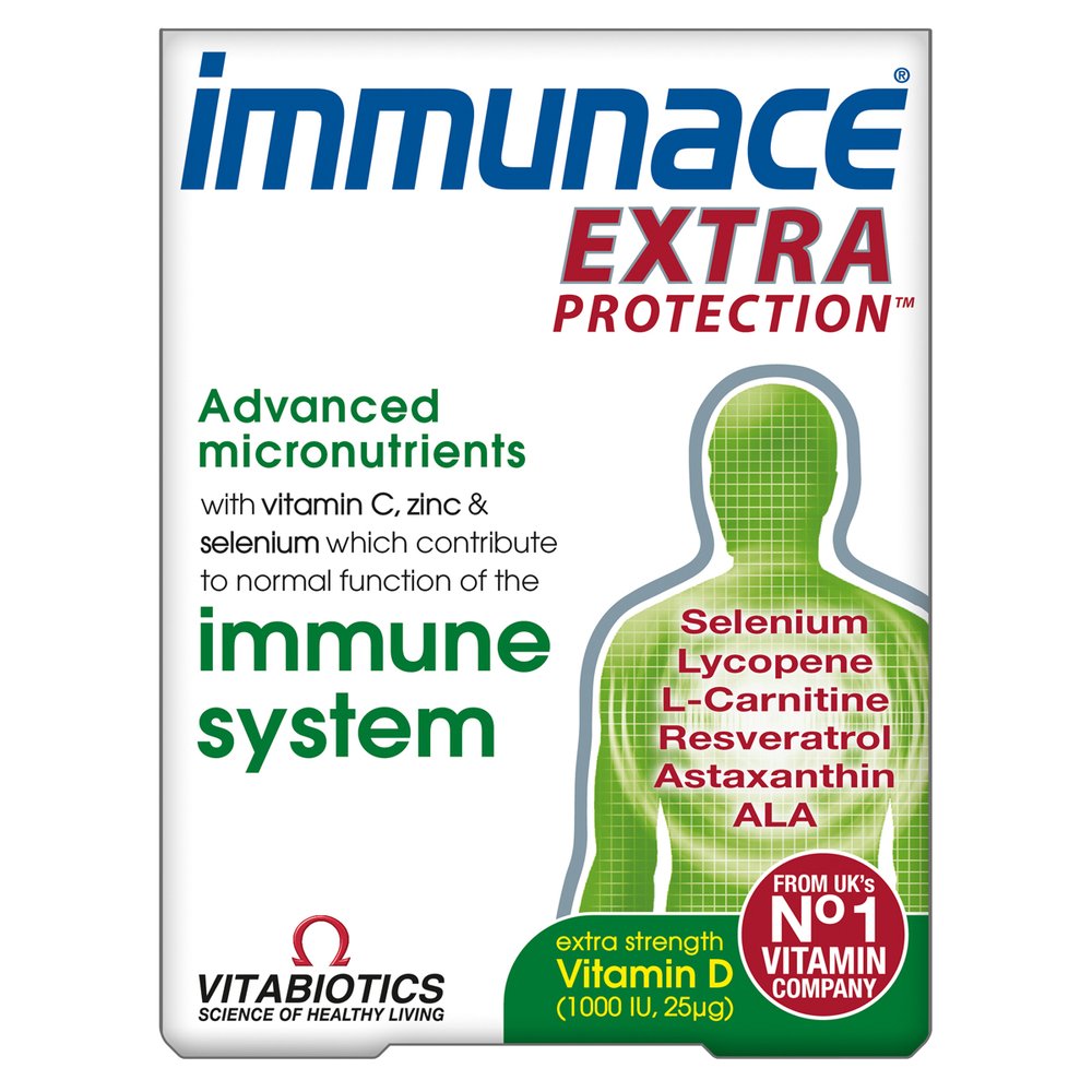 Vitabiotics Immunace Extra Protection 30 Tablets