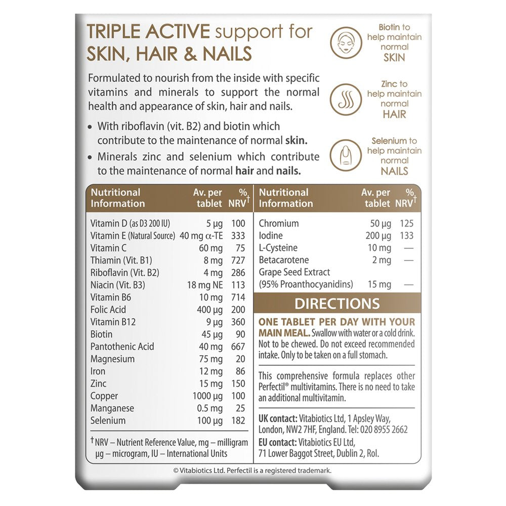 Vitabiotics Perfectil Original 30 Tablets