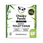 The Cheeky Panda Plastic Free Toilet Tissue 9 Rolls