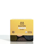 &Sisters Light Non-Applicator Tampons 18 Pieces