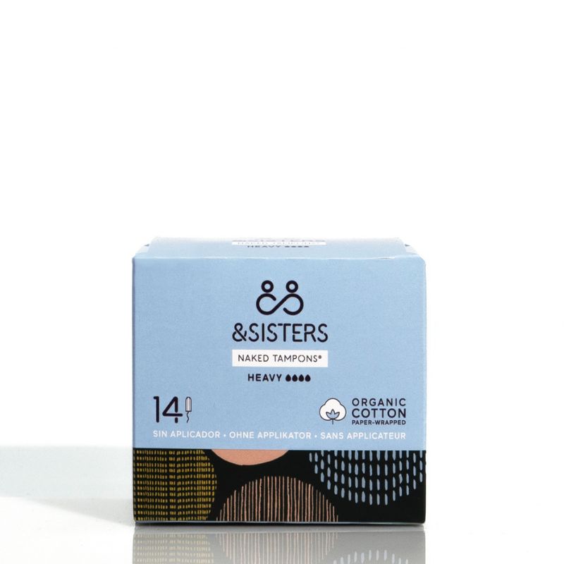 &Sisters Heavy Non-Applicator Tampons 14 Pieces