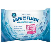 Natracare Safe to Flush Moist Tissues 30 Wipes