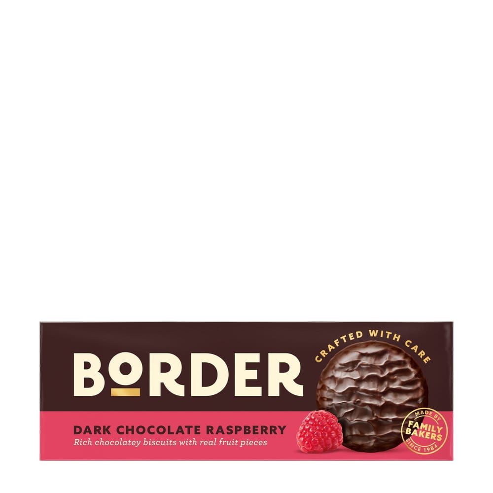 Border Biscuits Dark Chocolate and Raspberry 150g