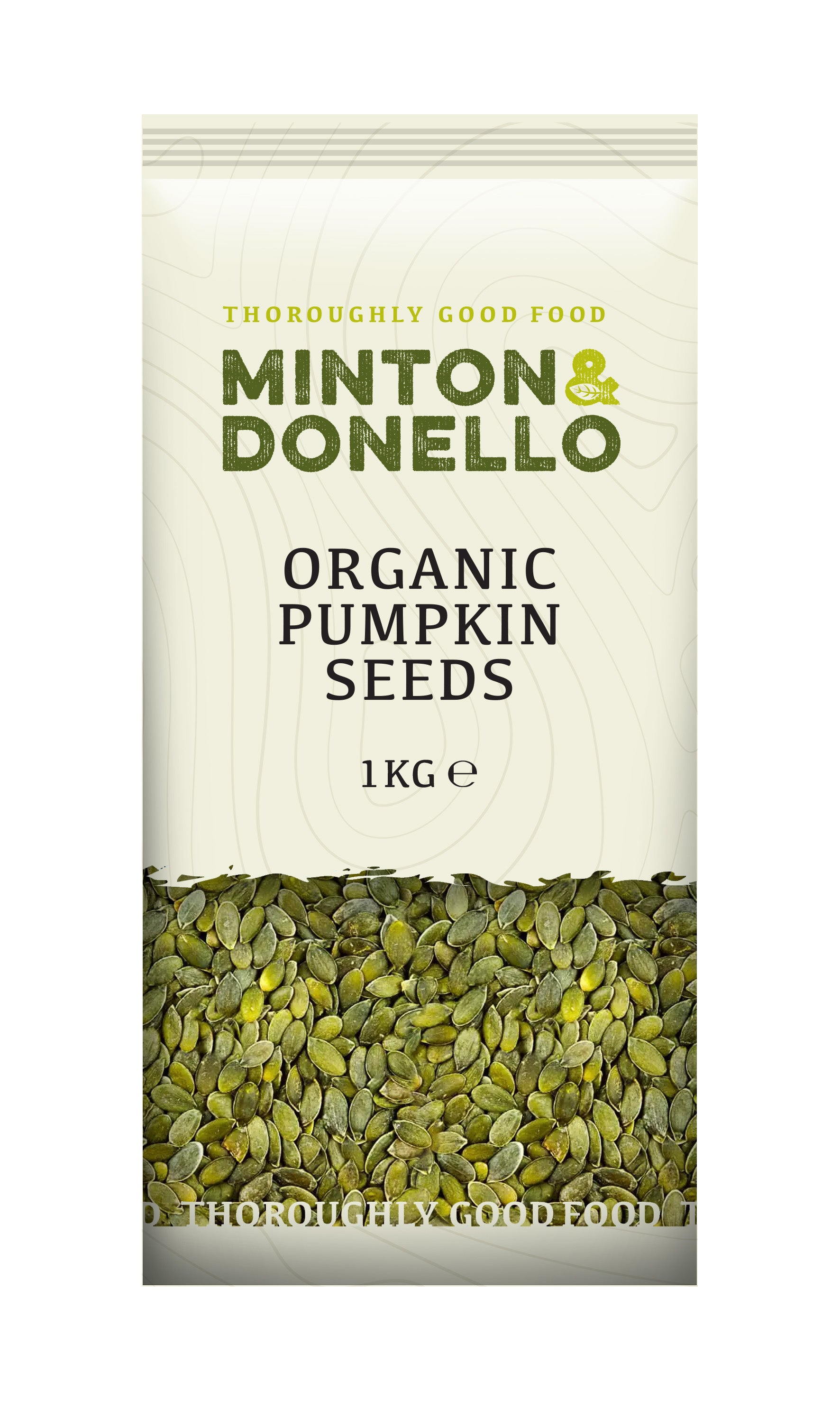 Minton & Donello Organic Pumpkin Seeds 6 x 1Kg