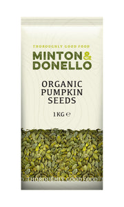 Minton & Donello Organic Pumpkin Seeds 6 x 1Kg