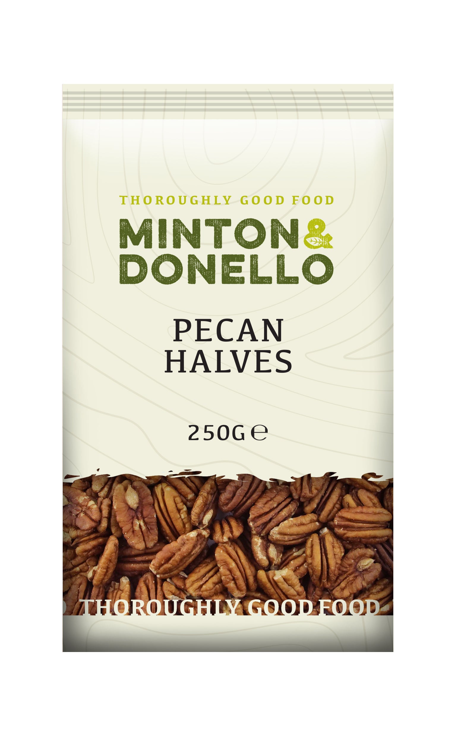 Minton & Donello Pecan Halves 6 x 250g