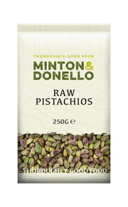 Minton & Donello Raw Pistachios 6 x 250g