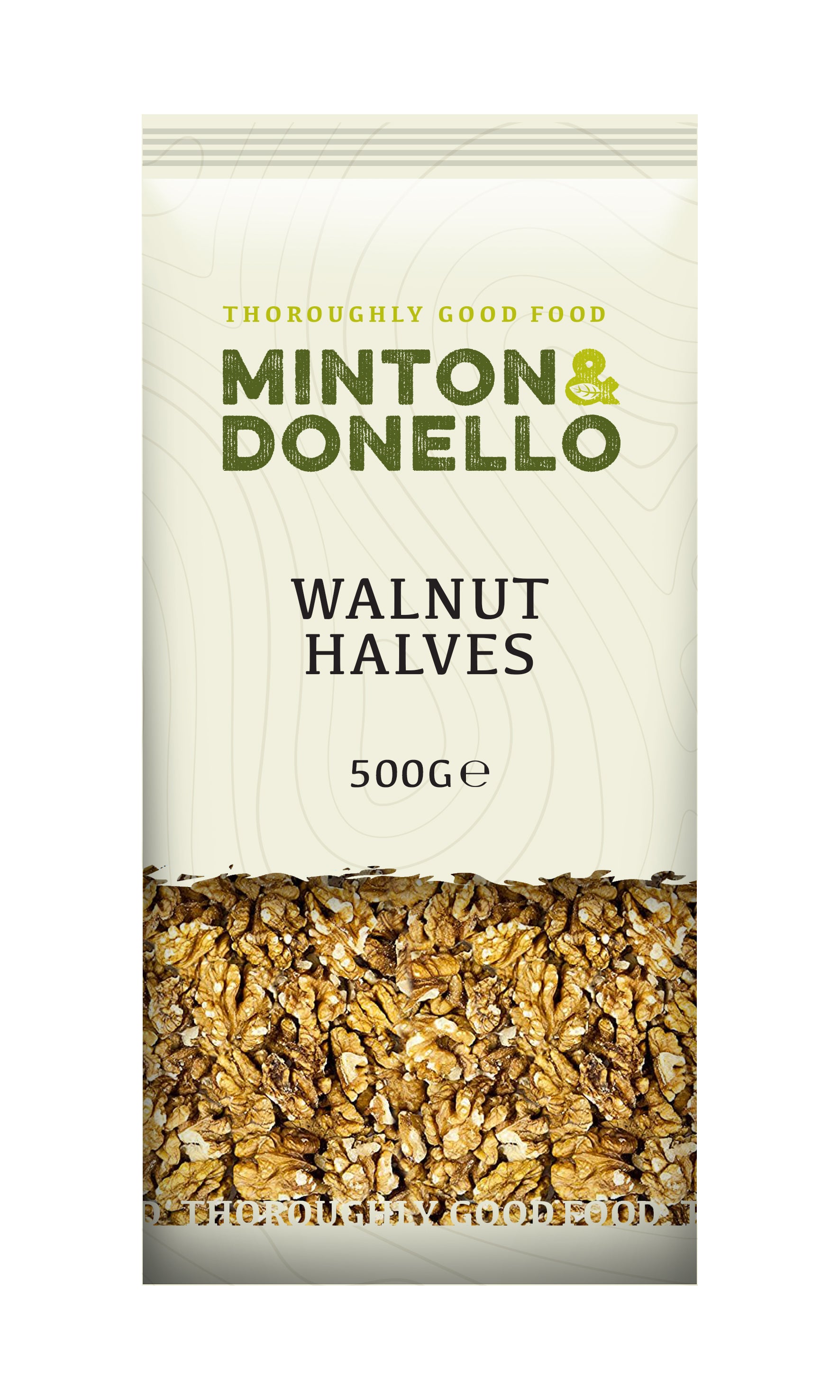 Minton & Donello Walnut Halves 6 x 500g