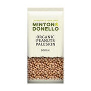 Minton & Donello Organic Paleskin Peanuts 6 x 500g