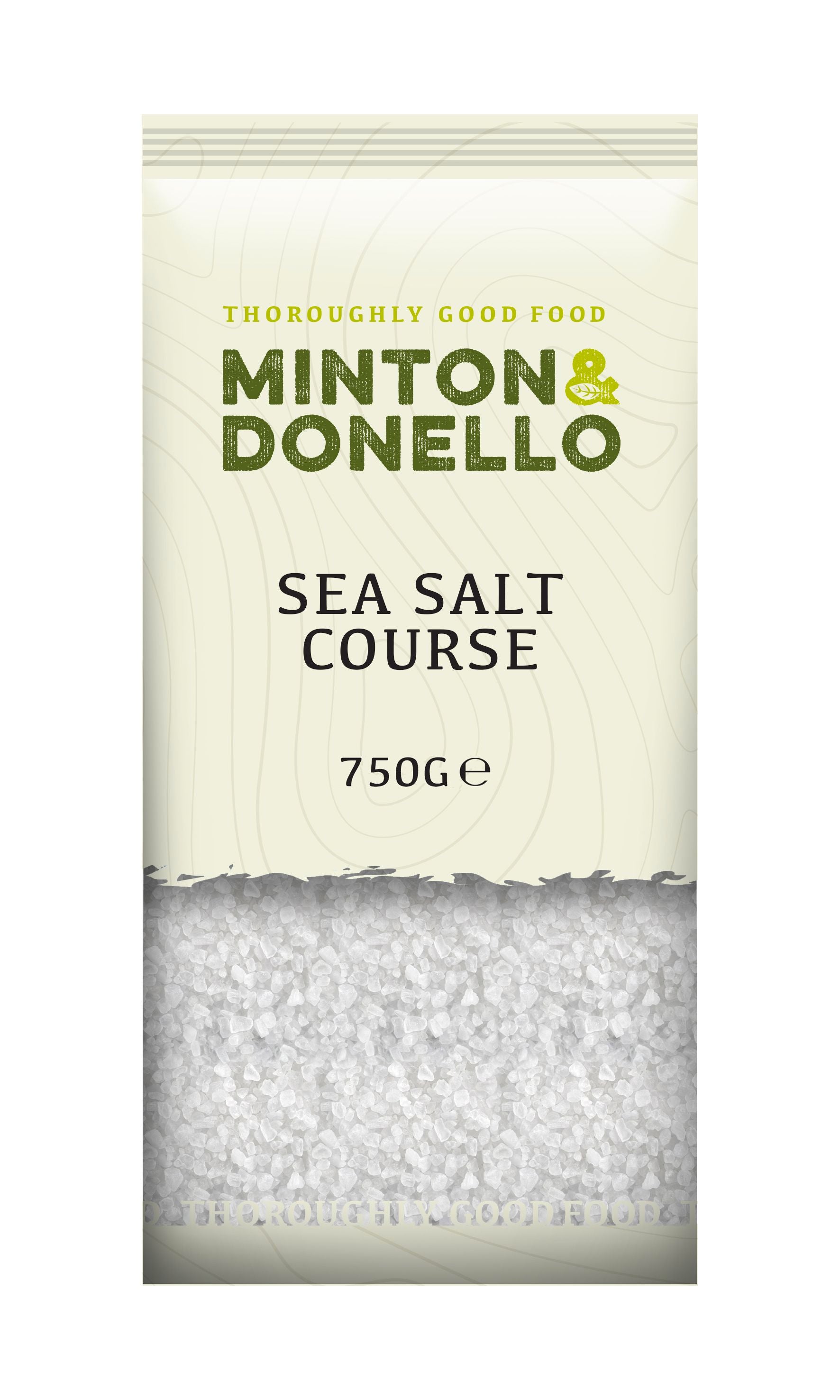 Minton & Donello Coarse Sea Salt 6 x 750g