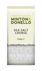 Minton & Donello Coarse Sea Salt 6 x 750g