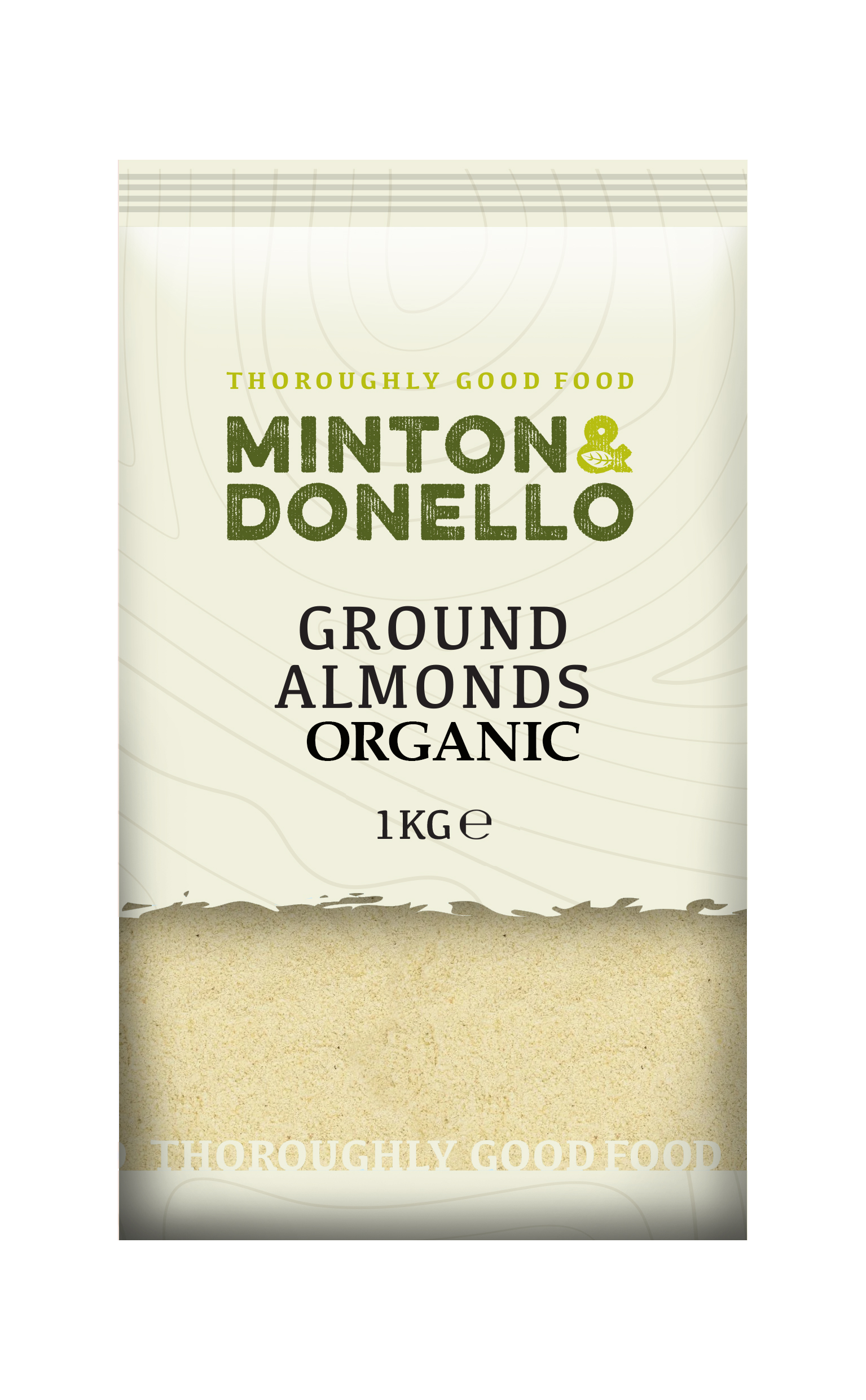 Minton & Donello Organic Ground Almonds 6 x 1Kg