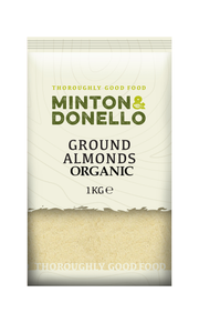 Minton & Donello Organic Ground Almonds 6 x 1Kg
