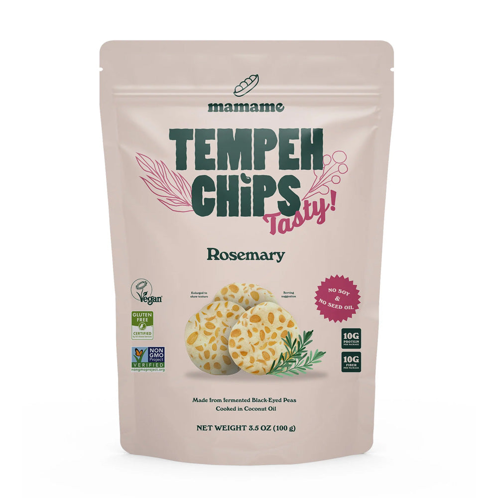 Mamame Tempeh Chips Rosemary 100g