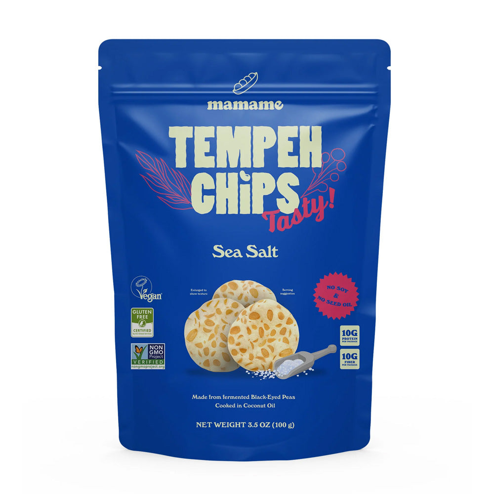 Mamame Tempeh Chips Sea Salt 100g