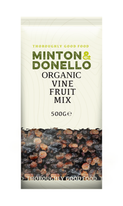 Minton & Donello Organic Vine Fruit Mix 6 x 500g