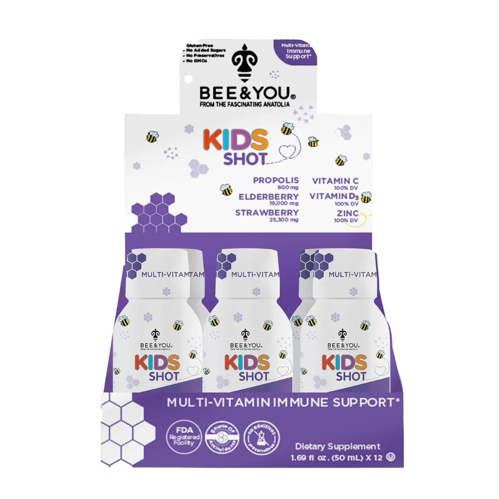 Bee & You Elderberry Kids' Shot 12 x 50ml