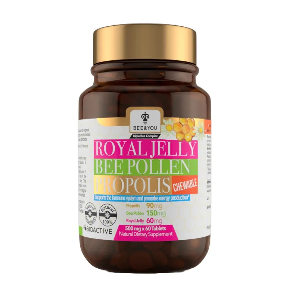 Bee & You Royal Jelly Propolis Bee Pollen Chewable Tablets 30g
