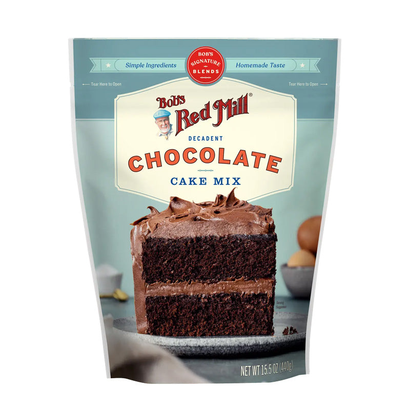 Bobs Red Mill Chocolate Cake Baking  Mix (440g) Front of Pack
