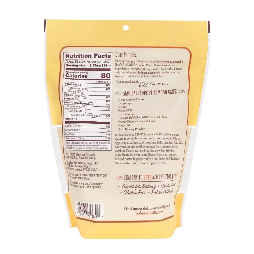 Bob's Red Mill Blanched Almond Flour 453g