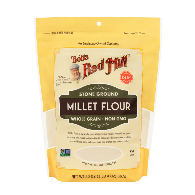 Bob's Red Mill Millet Gluten Free Flour (567g) Front of Pack