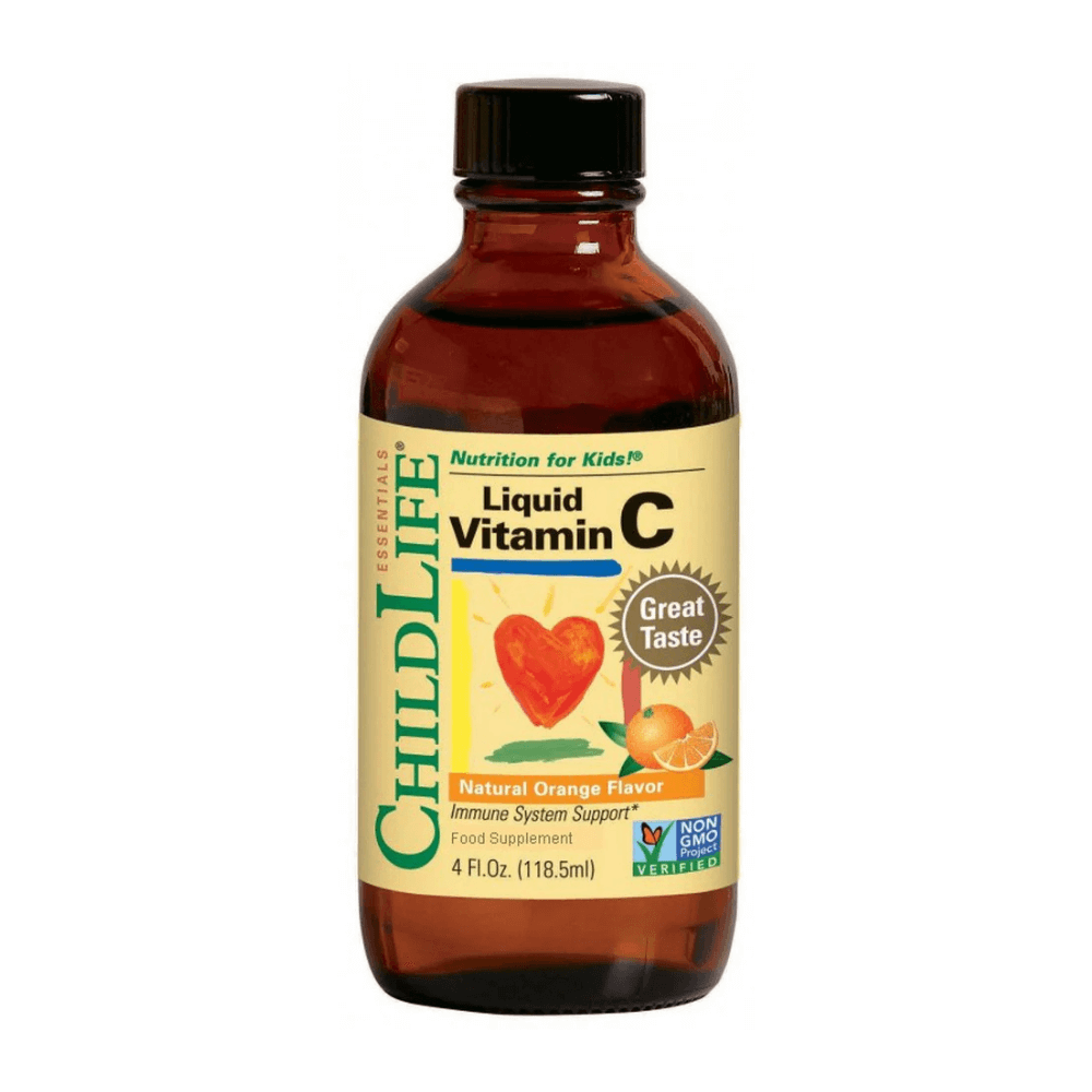 Child Life Liquid Vitamin C bottle on a white background