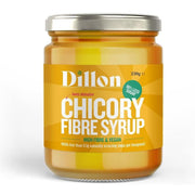 Jar of Dillon Chicory Fibre Syrup on a white background