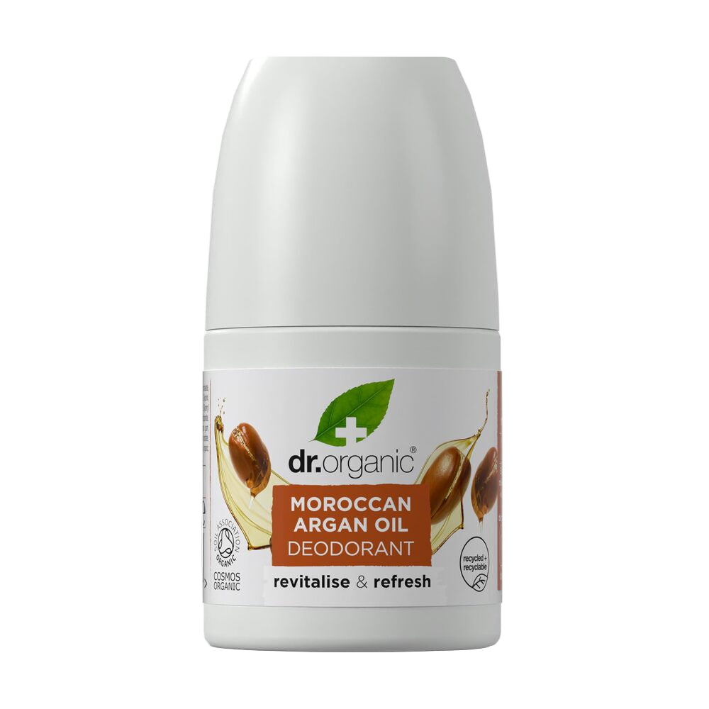 Dr. Organic Moroccan Argan Oil Deodorant on a white background