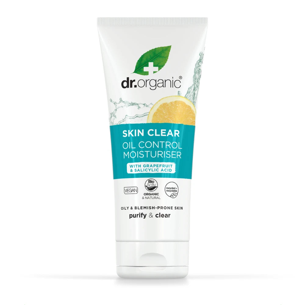 Dr. Organic Skin Clear Oil Control Moisturizer on a white background