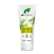 Dr. Organic Tea Tree Body Lotion on a white background