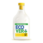 Fabric softener bottle with 'Ecover' branding on a white background