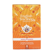 English Tea Shop Super Goodness Turmeric Ginger Lemongrass 6 x 20 Bags
