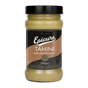 Jar of Epicure Tahini on a white background