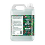 Large bottle of 'Faith in Nature' Aloe Vera shampoo with a green label on a white background