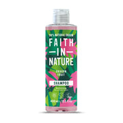 Bottle of Faith in Nature Dragon Fruit Shampoo on a white background