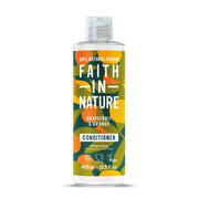 Bottle of Faith in Nature Grapefruit & Orange Conditioner on a white background
