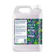 Large bottle of Faith in Nature Lavender & Geranium hand wash on a white background