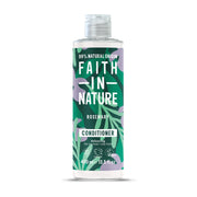 Bottle of Faith in Nature Rosemary Conditioner on a white background