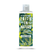 Bottle of Faith in Nature Seaweed & Citrus Conditioner on a white background