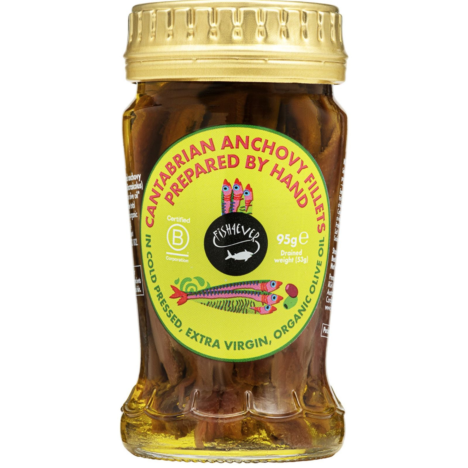 Fish4ever Anchovies in Extra Virgin Olive Oil 95g