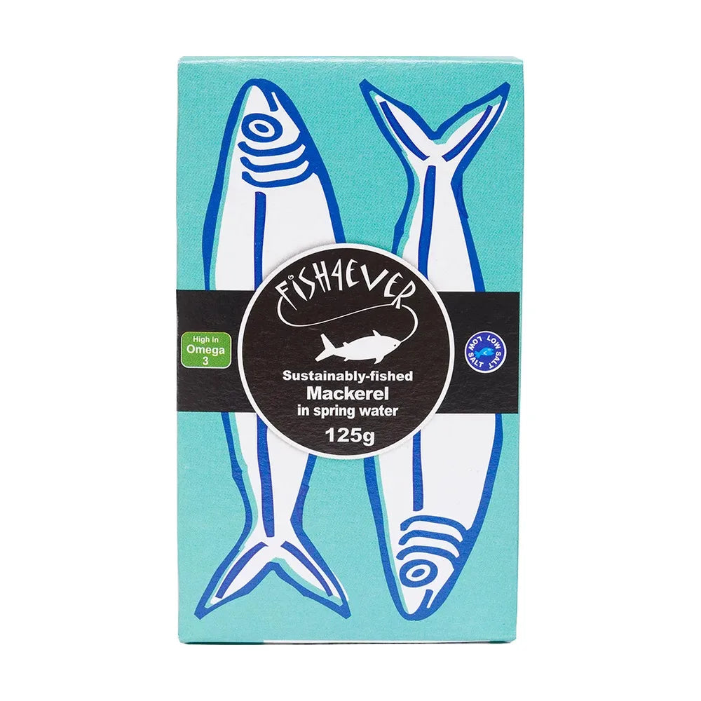Fish4ever Mackerel in Spring Water 125g